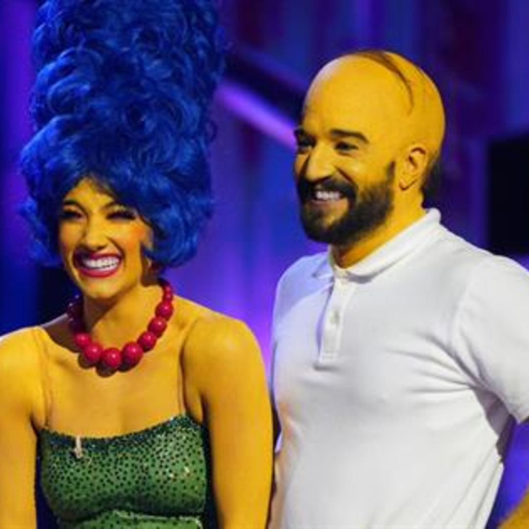 Charli D'Amelio TRANSFORMS Into Marge Simpson for DWTS